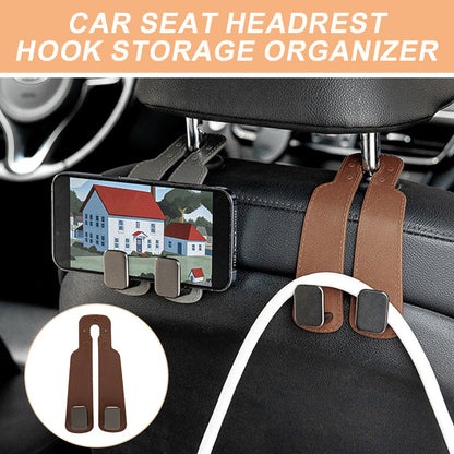 🚗 Car Headrest Hooks – Heavy-Duty, Anti-Slip, Fits Most Cars. 50% Off Today. Free Returns