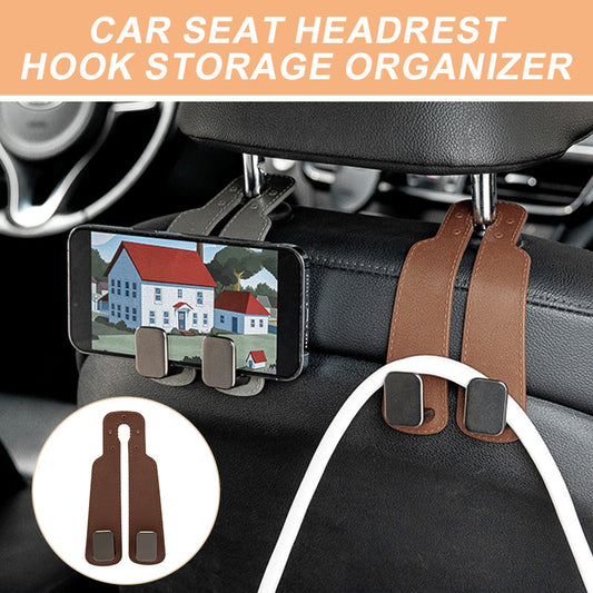 🚗 Car Headrest Hooks – Heavy-Duty, Anti-Slip, Fits Most Cars. 50% Off Today. Free Returns