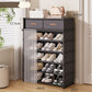 ⏳50% OFF! ⏰Multi-Layer Shoe Rack – 360° Dustproof Protection, Removable Shelves & Dual Top Drawers – Compact Space-Saving Shoe Organizer 👟✨