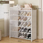 ⏳50% OFF! ⏰Multi-Layer Shoe Rack – 360° Dustproof Protection, Removable Shelves & Dual Top Drawers – Compact Space-Saving Shoe Organizer 👟✨