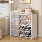 ⏳50% OFF! ⏰Multi-Layer Shoe Rack – 360° Dustproof Protection, Removable Shelves & Dual Top Drawers – Compact Space-Saving Shoe Organizer 👟✨