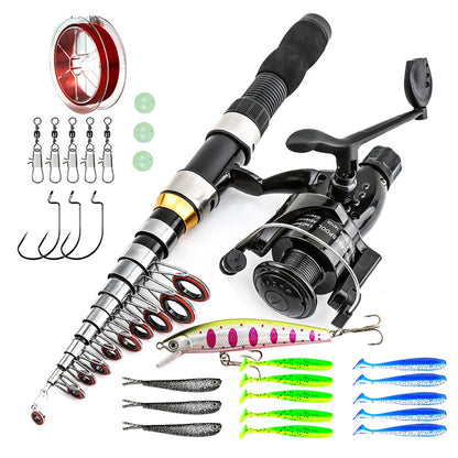 🚨⏰Only Today: 50% OFF !🎣🎒 Complete Travel Fishing Set + Carry Bag – Ideal for Anglers on the Go