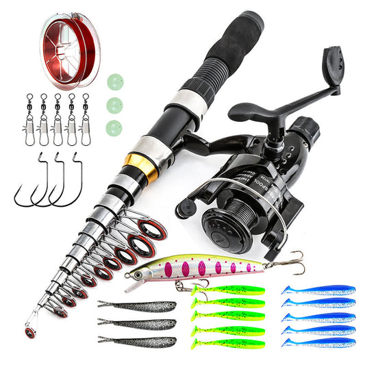 🚨⏰Only Today: 50% OFF !🎣🎒 Complete Travel Fishing Set + Carry Bag – Ideal for Anglers on the Go