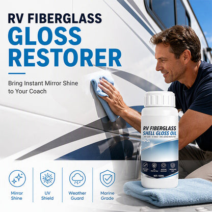 🔥50% OFF! 🚐RV Fibreglass Gloss Restorer – Restore Shine & Protect Against UV ✨