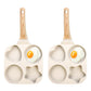 🍳 Save 50%! 🥚 4-Hole Omelette Pan – Multi-Functional Even-Cooking Breakfast Pan for Eggs, Pancakes & Meal Prep ✨