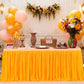 ⏳🔥LIMITED-TIME 50% OFF! ⏰🌹 Pleated Table Skirt for Events – Elegant Wrinkle-Resistant Decor | Perfect for Parties, Weddings & Gatherings