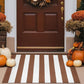 🚪 LIMITED‑TIME 50% OFF! 🎃 Simple Striped Non‑Slip Door Mat, Stain Resistant Entry Rug With Reinforced Edge, Available In Multiple Sizes ✨