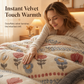 ⏳50% off⏰🛌 Double-Sided Sherpa Fleece Winter Comforter – Thick Warm Quilt with Soft Velvet Feel, Cozy Bedding for Cold Nights❄️