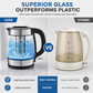 ☕ LIMITED-TIME 50% OFF!⌛️2L Glass Electric Water Kettle, Fast Boiling Teapot Featuring Auto Shut-Off & Dry Burn Overheat Protection ✨