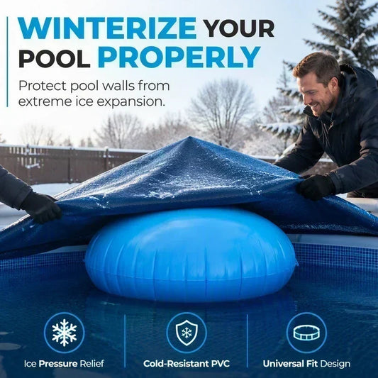 ⏳Limited-Time 50% OFF✨Round Inflatable Winter Pool Air Pillow, Ice Pressure Cushion For Above-Ground Pool Winter Protection🏊