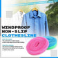 🎁 BUY 1 GET 1 FREE! ✨ Windproof Non-Slip Clothesline, Portable PE Rope – Adjustable Length, Perfect For Camping & Home Use✨