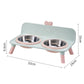 ⌛️50% OFF!!!🐾 Elevated Double Pet Bowl Feeder – Raised Feeding Station for More Natural Posture, Comfortable Mealtime for Dogs & Cats ✨
