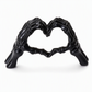 💀 50% OFF! 🎃 Skeleton Figurine – Gothic Heart Hand Gesture, Spooky Desk & Shelf Decor ✨