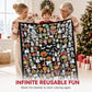🔥50% OFF!!📢⏰ Family DIY Colouring Blanket – Creative Fun for All Ages 🎨✨