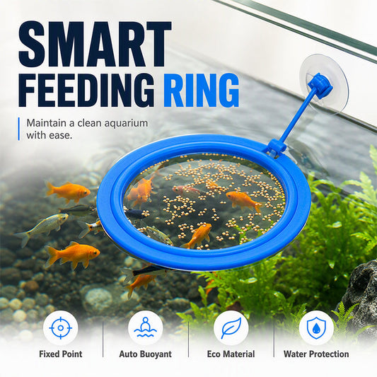 Buy 1 Get 1 Free! 🐟 Floating Fish Feeder Ring – Prevents Food Drift For Aquariums