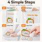 👕Pump-Free Vacuum Compression Storage Bags, Durable Space Saver For Clothing & Luggage🧳
