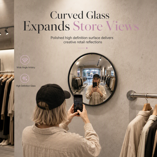 ⏳Limited-time 50% off⏰30cm Whimsical Distorting Tabletop Mirror, Creative and Playful Wide-Angle Concave-Convex Desk Ornament
