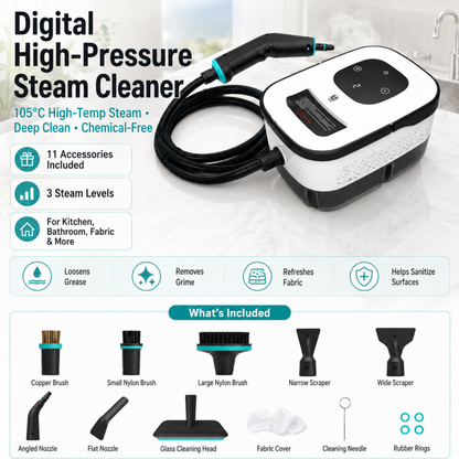 🔥 LIMITED-TIME 50% OFF! High-Temp Steam Cleaner💨
