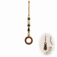 🌸Boho Charm For Your Bathroom: Beaded Towel Hanger With Wooden Ring🧺 – Save 50%!