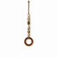 🌸Boho Charm For Your Bathroom: Beaded Towel Hanger With Wooden Ring🧺 – Save 50%!
