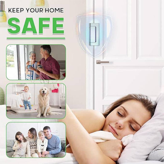 🔒 Save 50%! 🛡️✨Home Security Door Reinforcement Lock, Anti-Snap Safety Latch