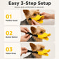 📢50% OFF !! ⏰Cute Duck Bill Silicone Dog Muzzle, Breathable Anti-Bite Anti-Scavenging Mouth Cover For Small & Medium Dogs.🐕️