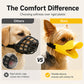 📢50% OFF !! ⏰Cute Duck Bill Silicone Dog Muzzle, Breathable Anti-Bite Anti-Scavenging Mouth Cover For Small & Medium Dogs.🐕️