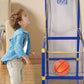 🥳2026 HOT SALE🧒50K+ SOLD!🏀🎯 50% OFF! Kids' Indoor Basketball Arcade Game, Auto Ball Return, Sturdy Safe Shooting Toy With Balls & Pump💨