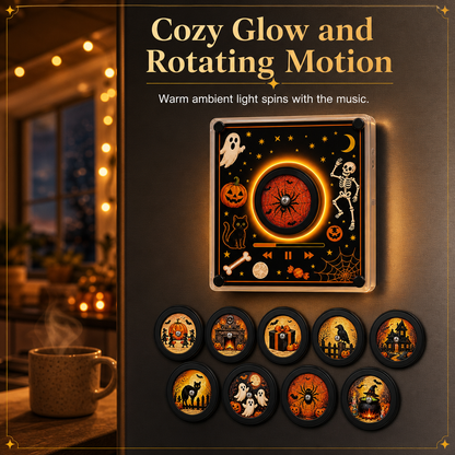 ⏳🔥LIMITED-TIME 50% OFF! ⏰🧲🎵 NFC Magnetic Fridge Music Box – Tap to Play + 360° LED Light ✨