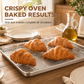 ⏳Limited-Time 50% OFF✨Rectangular Stainless Steel Baking Tray With Wire Cooling Rack, Multi-Purpose Oven Accessory For Roasting & Baking🍰