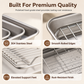 ⏳Limited-Time 50% OFF✨Rectangular Stainless Steel Baking Tray With Wire Cooling Rack, Multi-Purpose Oven Accessory For Roasting & Baking🍰