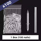 ⏳Limited-Time 50% OFF✨Double End Invisible Skirting Board Nails, Sturdy No-Mark Fasteners For Wall Molding Installation🔨