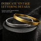🎁Limited-Time 50% OFF✨18K Vacuum Plated Titanium Steel Bangle, Tarnish-Free Hypoallergenic Bracelet With Engraved Lettering💛