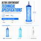 ⏳Limited-Time 50% OFFh💧TPU Foldable Soft Water Flask, Lightweight Collapsible Hydration Bottle 250ml / 500ml For Trail Running🏃