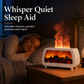 🔥 50% OFF NOW! 💨✨Fireplace Flame Humidifier, Aromatherapy Diffuser With Music Sync Light, Ultra Quiet For Bedroom & Office🌙