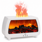 🔥 50% OFF NOW! 💨✨Fireplace Flame Humidifier, Aromatherapy Diffuser With Music Sync Light, Ultra Quiet For Bedroom & Office🌙