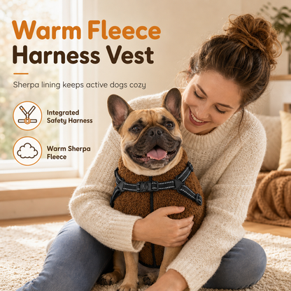 ✨Warm Winter Dog Coat, Built-In Harness Jacket With Reflective Strips For Small & Medium Dogs🐶❄️