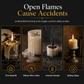 🕯️💡 Glowing LED Electronic Candle Night Light – Realistic Flicker, Flameless & Safe | Warm Ambient Glow for Bedroom, Living Room & Parties