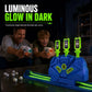 🥇Glow-In-The-Dark Floating Ball Shooting Game, Electric Hover Target Playset With Toy Guns For Kids🎯