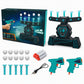 🥇Glow-In-The-Dark Floating Ball Shooting Game, Electric Hover Target Playset With Toy Guns For Kids🎯