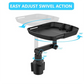 🔥 50% OFF 🚗360° Rotating Car Food Tray & Phone Holder📱 – Universal Steering Wheel Mount for Meals, Snacks, Drinks & Navigation, Portable Car Dining Table 🍔