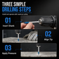 ⏰ 50%-OF🔥Hex Shank Carbide Drill Bit – Eccentric Design For Tile, Glass & Concrete🔧
