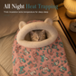 🐾50% OFF! 🛏️ Semi-Enclosed Warm Pet Sleeping Bag Bed – Windproof, Plush & Cozy Pet Bed for Cats & Small Dogs, Soft Calming Nest for Winter Naps 🌨️
