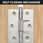 🚪✨ Stainless Steel Self-Closing Door Hinge – Built-In Spring Mechanism, Durable & Easy to Install for Home, Cabinet & DIY