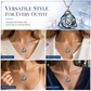 💎 Celtic Knot Birthstone Necklace – Heart Crystal Pendant 🎁 Perfect Meaningful Gift for Her