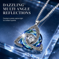 💎 Celtic Knot Birthstone Necklace – Heart Crystal Pendant 🎁 Perfect Meaningful Gift for Her