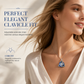 💎 Celtic Knot Birthstone Necklace – Heart Crystal Pendant 🎁 Perfect Meaningful Gift for Her