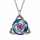 💎 Celtic Knot Birthstone Necklace – Heart Crystal Pendant 🎁 Perfect Meaningful Gift for Her