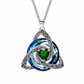 💎 Celtic Knot Birthstone Necklace – Heart Crystal Pendant 🎁 Perfect Meaningful Gift for Her