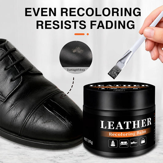 🎨 50% OFF! 👞All-Purpose Leather Colour Repair Balm – Restore Vibrant Colour to Shoes, Sofas, Jackets & Car Seats, Give Your Leather a Second Life ✨